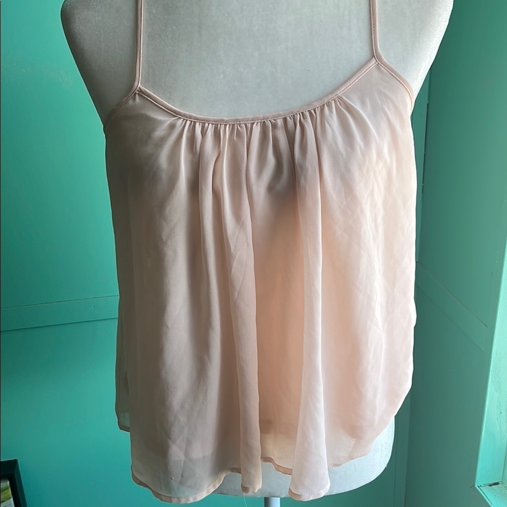 Blush color tank.